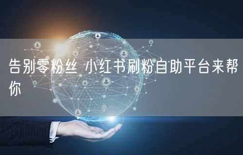 告别零粉丝 小红书刷粉自助平台来帮你