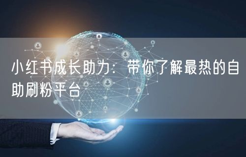 小红书成长助力:带你了解最热的自助刷粉平台