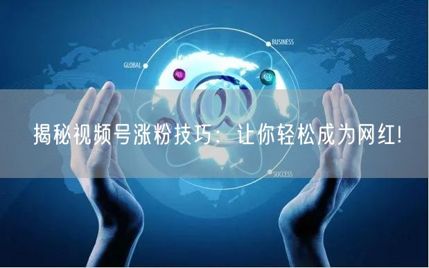 揭秘视频号涨粉技巧：让你轻松成为网红!